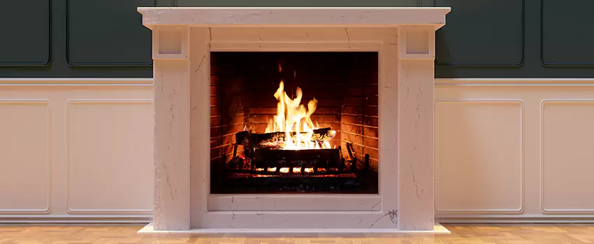 Decorative Electric Fireplace Installation in Dedham, Massachusetts