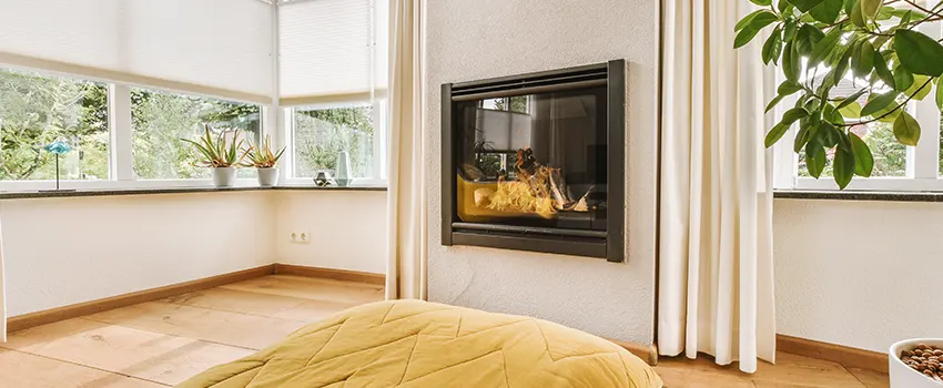 Residential Fireplace Ceramic Glass Installation in Dedham, MA
