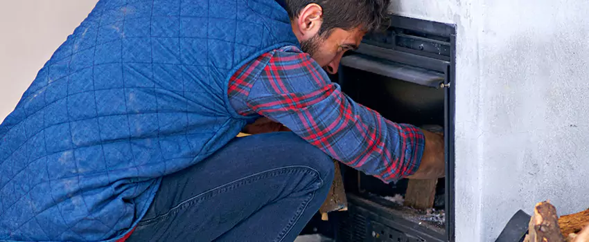 Gas Fireplace Inspection in Dedham, Massachusetts