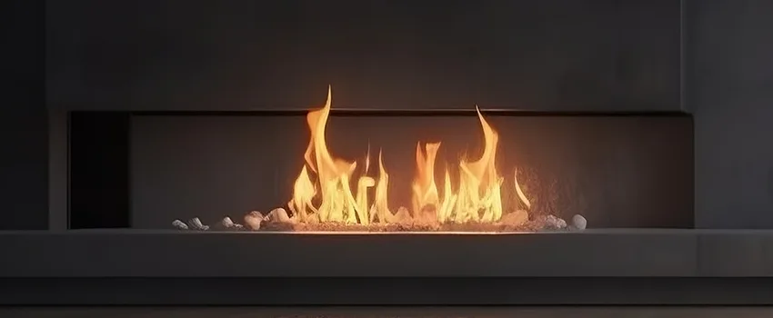 B-Vent Gas Fireplace Installation in Dedham, MA
