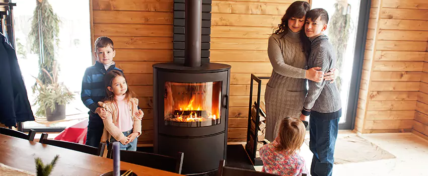 Morso Cast Iron Fireplace Insert Installation in Dedham, Massachusetts
