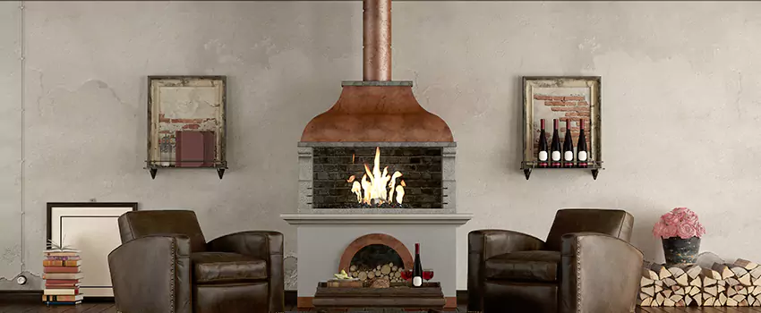 Thelin Hearth Products Providence Pellet Insert Fireplace Installation in Dedham, MA