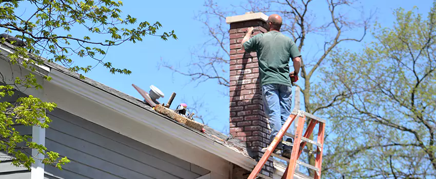 Vinyl and PVC Chimney Flashing Installation in Dedham, MA