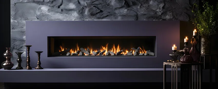 Ember Bed for Ventless Gas Fireplace in Dedham, MA